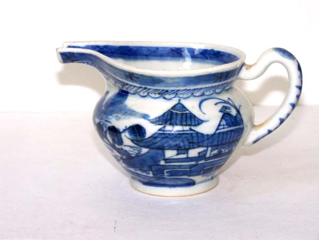 A Chinese Export Porcelain Canton Creamer circa 1830